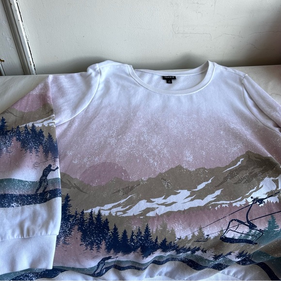 Torrid Skiers Ski Skiing Graphic Print Sweatshirt Pullover - Picture 2 of 14